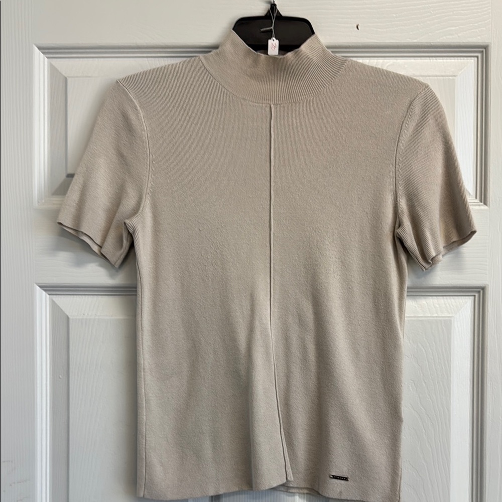 Tahari Cream Turtleneck Sweater